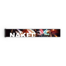 Zwei Astronauten mit Lichtschwertern duellieren sich im Weltraum, ihre NAKED Optics Extra Straps (FORCE EVO, TROOP EVO, STORM, NOVA, SOLAR, ZEND – 45 mm) glänzen unter fernen Sternen; das Wort „NAKED“ erscheint in fetten weißen Buchstaben.