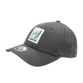 Cappellino da baseball unisex grigio di NAKED Optics, realizzato in cotone di alta qualità e caratterizzato da una toppa frontale con un’onda stilizzata e la scritta NAKED.