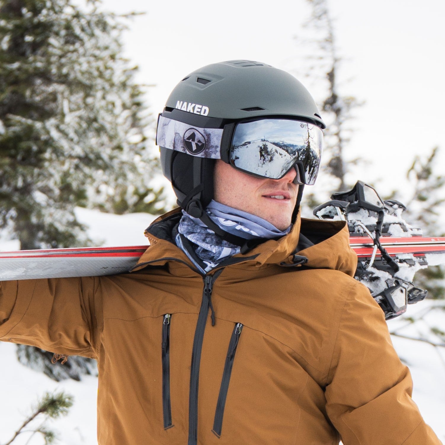naked ski goggles The STORM – Spherical Ski Goggle