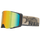 Skibrille von NAKED Optics mit magnetischen Wechselgläsern in Regenbogentönung und einem Band mit der Abbildung einer brüllenden Schlange und dem Schriftzug NAKE.