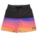 I boardshorts SHORE di NAKED Optics presentano una parte superiore nera con un vivace motivo sfumato nei toni del viola, del rosa e dell’arancione. Realizzati in un tessuto flessibile ed elastico in quattro direzioni per garantire il massimo comfort durante il surf, sono rifiniti con l’etichetta distintiva NAKED sulla gamba sinistra.