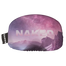 Skibrillen Schutz (Überzieher) by NAKED Optics featuring a striking purple mountain and starry sky design with the word “NAKED” in bold white lettering—an ideal and stylish way to protect your eyewear with flair.