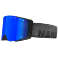 Vi presentiamo il modello ZEND di NAKED Optics: questi occhiali da sci con lenti blu sono caratterizzati da un'elegante montatura nera e da un cinturino grigio su cui spicca la scritta “NAKE”. Progettati per garantire la massima praticità, sono dotati di lenti intercambiabili magnetiche che consentono di sostituirle con estrema facilità, rendendoli la scelta perfetta sia come occhiali da MTB che come occhiali da discesa.