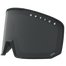 Die NAKED Optics CAT.4 Snowboardbrille verfügt über eine dunkel getönte Einzelscheibe mit "OPTICS" auf der Oberseite, eine Anti-Fog-Beschichtung für klare Sicht und eine CAT.4-Markierung in der unteren Ecke.