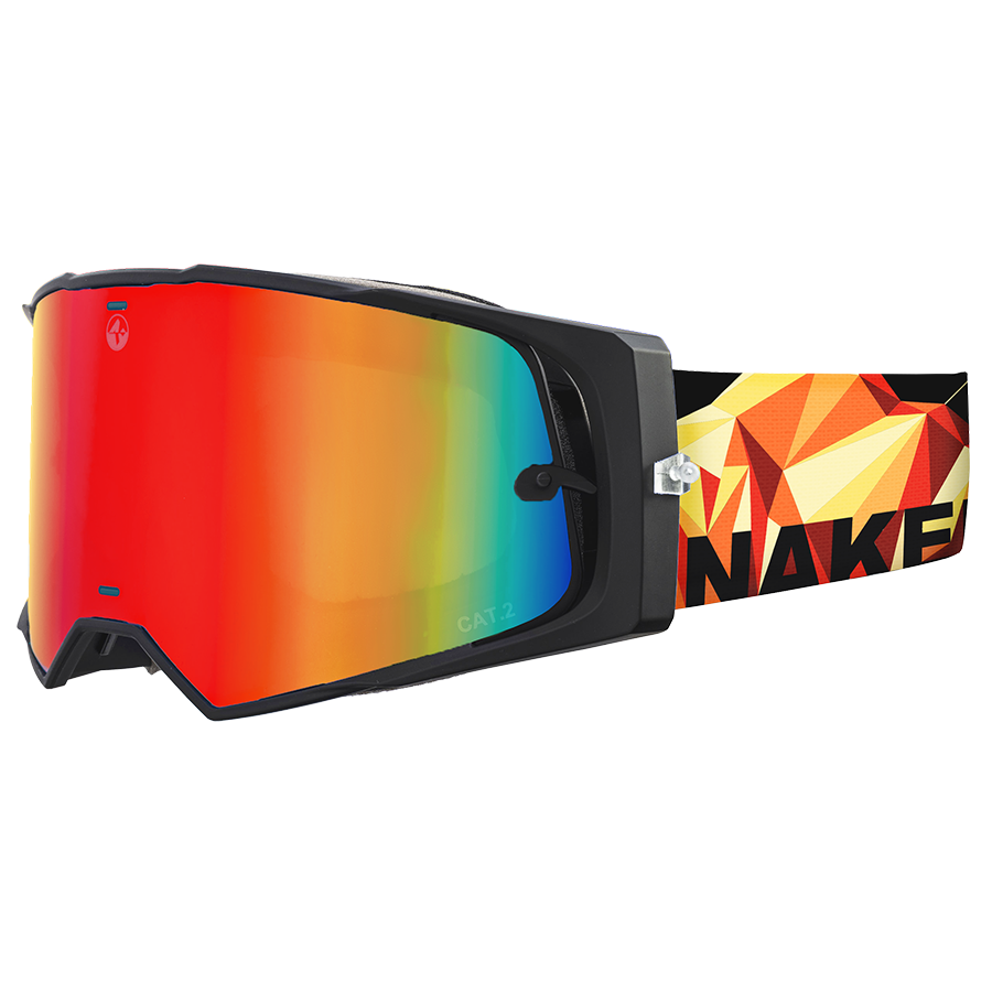 downhill helm mit brille Downhill Brille mit Wechselgläsern – MTB Brille The LINE