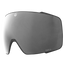 Eine einzelne grau getönte Ersatzscheibe für Ihre NAKED Optics Snowboard- und Skibrille, kompatibel mit dem magnetischen Wechselsystem, mit minimalem schwarzen Rahmen und CAT.3-Label.