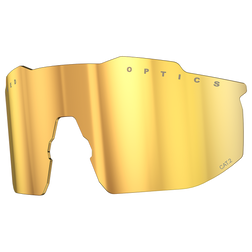 Gold verspiegelte Ersatzgläser für NAKED Optics Sportbrille mit CAT 2 Kennzeichnung. Polarisierte Gläser bieten zusätzlichen UV-Schutz und klare Sicht bei verschiedenen Lichtverhältnissen.