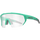 Grün und Grau: Die Sonnenbrille „BLADE“ von NAKED Optics mit klaren Gläsern, NAKED Optics-Logo an der Seite und UV400-Schutz, dargestellt auf weißem Hintergrund.