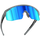 Die SHYFT von NAKED Optics sind Sportsonnenbrillen mit blau verspiegelten Gläsern, einem grauen Rahmen und einem markanten NAKED-Logo auf den Bügeln und den Gläsern. Diese individuell angepassten Sportbrillen wurden mit Passform-Optimierung für mehr Tragekomfort entwickelt und garantieren jedem Sportler eine perfekte Passform.