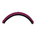 A purple, curved plastic piece with a black strip, likely an accessory compatible with the Schweißband FALCON by NAKED Optics or similar to components found in magnetisches Schweißband sets.