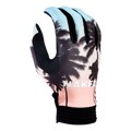 The RAID Bike Handschuh by NAKED Optics features a striking palm tree silhouette and a blue-to-pink gradient design with “NAKED” on the back, making it the perfect stylish choice for riders seeking standout MTB or Bike Handschuhe.