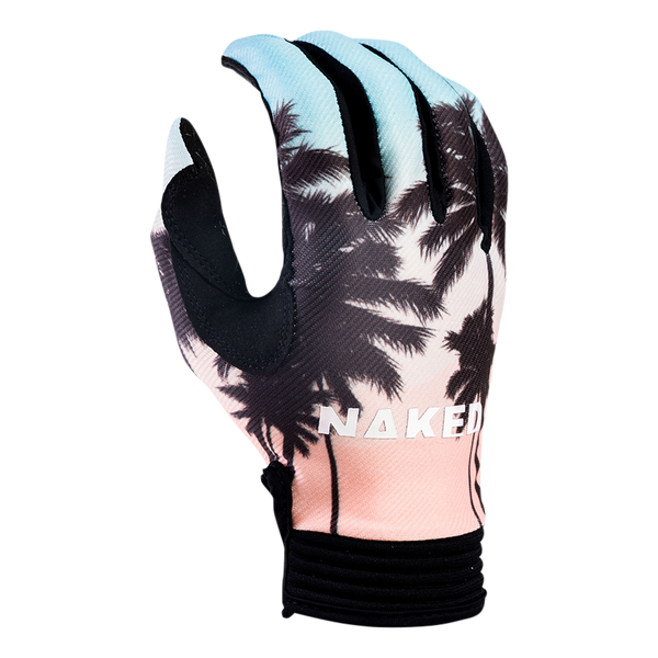 Prime Motorrad-Handschuhe – Ganzfinger, Atmungsaktiv, Mit Klettverschluss, Größe Large, Schwarz/weiß